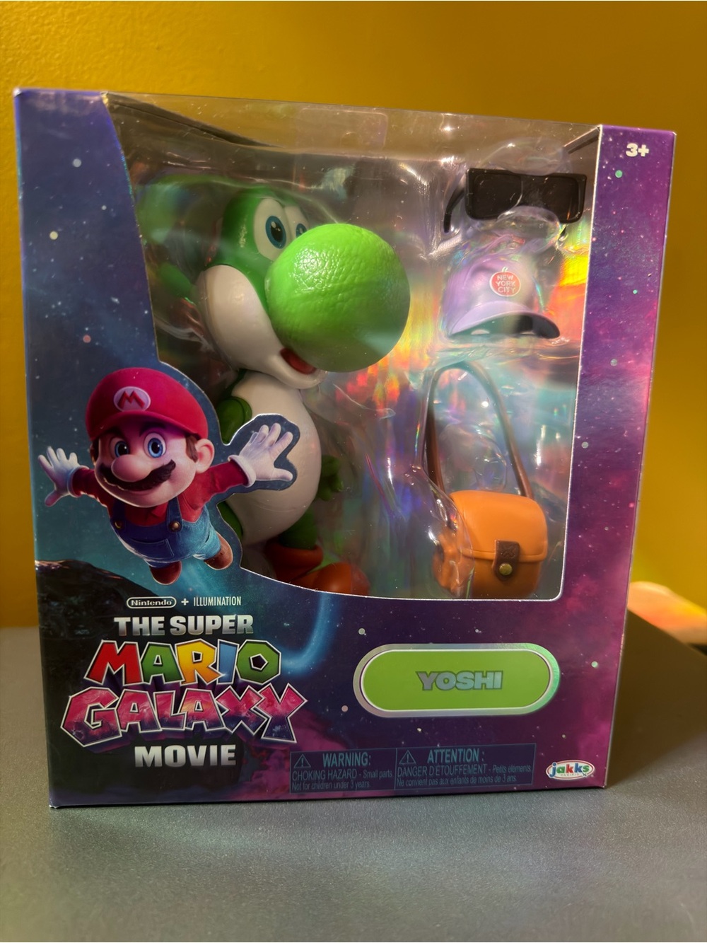 The Super Mario Galaxy Movie Yoshi Figure with Accessories - Green
